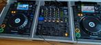 2 x cdj 2000 djm 800 flightcase pioneer dj set, Muziek en Instrumenten, Ophalen, Gebruikt, Pioneer