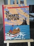 Kuifje De zwarte rotsen linnen rug, Ophalen of Verzenden, Hergé