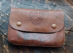 Oude lederen tabakszak, Antiquités & Art, Curiosités & Brocante, Enlèvement ou Envoi