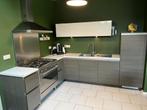 Keuken met gasfornuis Smeg, Huis en Inrichting, Ophalen, Gebruikt, Bruin, Hoekkeuken