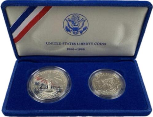 Ensemble de pièces Liberty Coins des États-Unis (2 ensembles, Timbres & Monnaies, Monnaies | Amérique, Série, Argent, Enlèvement ou Envoi