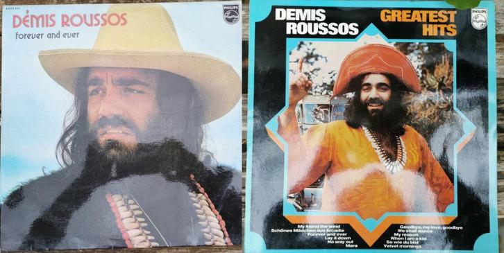 2x Demis Roussos vinyl LP - forever and ever - Greatest Hits, CD & DVD, Vinyles | Pop, Utilisé, 12 pouces, Enlèvement ou Envoi