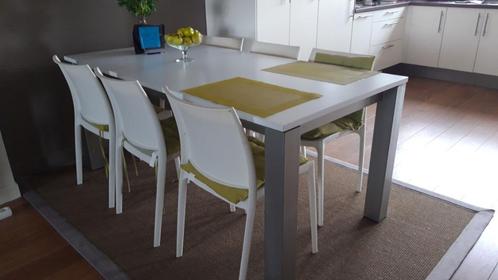 Eettafel, Huis en Inrichting, Tafels | Eettafels, Zo goed als nieuw, 50 tot 100 cm, 150 tot 200 cm, Vijf personen of meer, Rechthoekig