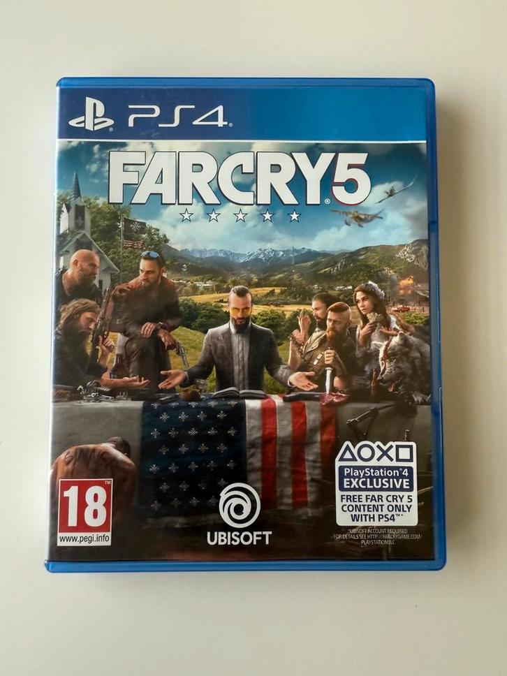 Far Cry 5 (PS4), Games en Spelcomputers, Games | Sony PlayStation 4, Zo goed als nieuw, Overige genres, Vanaf 18 jaar, Online