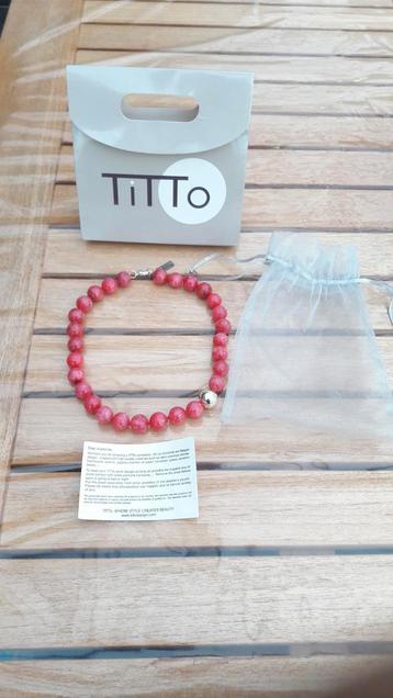 Parelketting merk Titto, NIEUW, Ophalen of Verzenden, Zo goed als nieuw