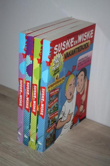 4x Suske en Wiske vakantie boek , 4 verhalen per deel  beschikbaar voor biedingen