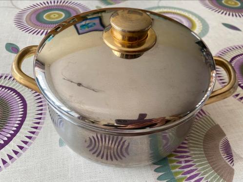 Stoofpot/steelpan met deksel, Huis en Inrichting, Keuken | Potten en Pannen, Ophalen of Verzenden
