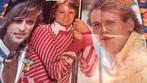 Oude poster Dave-Claude François-Sheila en Plastic Bertrand, Ophalen, Gebruikt, Deurposter of groter, Rechthoekig Liggend