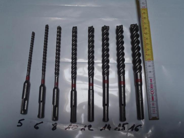 Set Hilti SDS Plus boren 170/220/270/170mm lengte, Doe-het-zelf en Bouw, Gereedschap | Boormachines, Nieuw, Ophalen of Verzenden