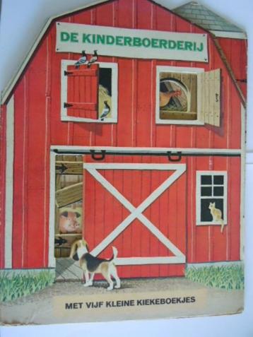   De kinderboerderij, met vijf kleine kiekeboekjes beschikbaar voor biedingen