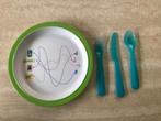 Kunststof kinder eetsetje  (3213), Kinderen en Baby's, Ophalen of Verzenden, Zo goed als nieuw, Overige typen