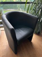 Set van 2 kuipzeteltjes zwart, Huis en Inrichting, Fauteuils, Ophalen, Gebruikt