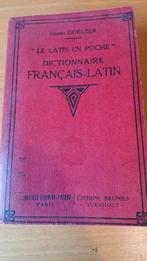 Dictionnaire Français Latin, Enlèvement ou Envoi, Utilisé, Français, Autres éditeurs