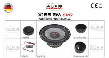 AUDIOSYSTEM X165 EM EVO composet (LAKRO KNALLER) beschikbaar voor biedingen