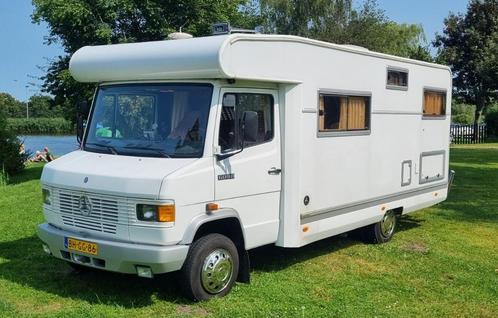 Mercedes 609D Camper, Caravans en Kamperen, Mobilhomes, Particulier, Half-integraal, tot en met 4, Mercedes-Benz, Diesel, 7 tot 8 meter