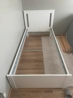 2 witte IKEA-bedden te koop, Huis en Inrichting, Slaapkamer | Bedden, Ophalen, 90 cm, Eenpersoons, Wit