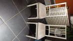 6 keuken stoelen, Huis en Inrichting, Ophalen, Gebruikt, Wit, Hout
