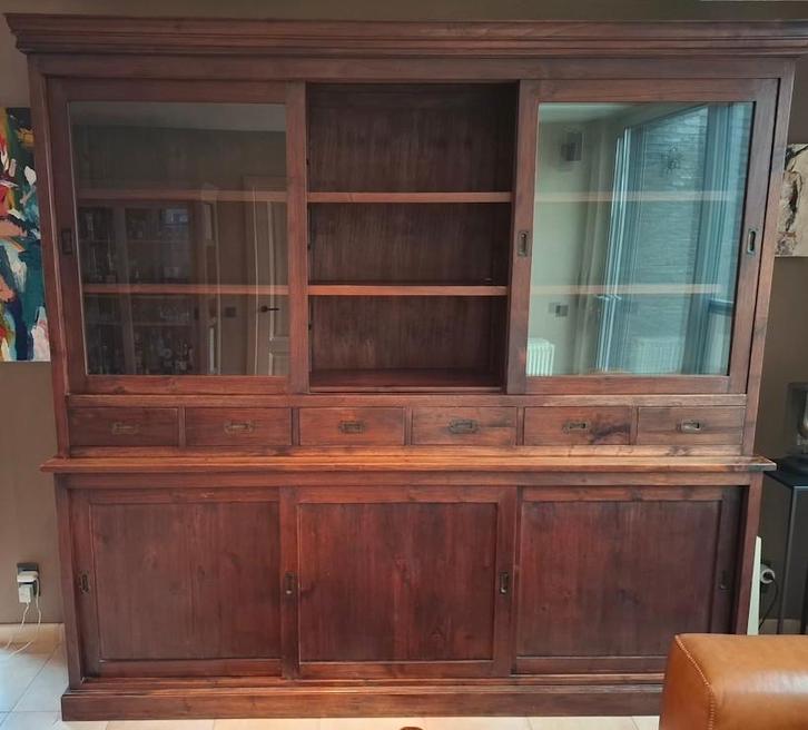 Grote buffetkast, Maison & Meubles, Armoires | Buffets, Utilisé, 200 cm ou plus, 200 cm ou plus, 25 à 50 cm, Avec tiroir(s), Avec porte(s)
