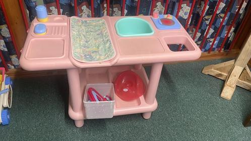 Poppenverschoontafel, Kinderen en Baby's, Speelgoed | Poppen, Gebruikt, Overige typen, Ophalen