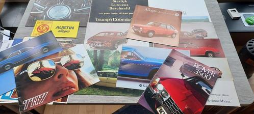 18 oude folders en katalogen van British Leyland, Verzamelen, Merken en Reclamevoorwerpen, Zo goed als nieuw, Overige typen, Verzenden