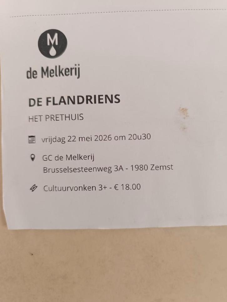 HET PRETHUIS De Flandriens, Tickets & Billets, Théâtre | Autre