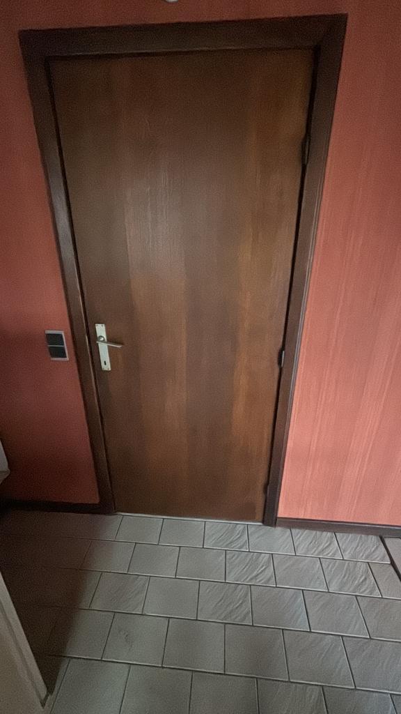 Stevige houten binnendeuren met kader, Doe-het-zelf en Bouw, Deuren en Vliegenramen, Gebruikt, Binnendeur, Glas, Hout, Ophalen