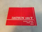 Datsun 120 Y instructieboekje, Ophalen of Verzenden