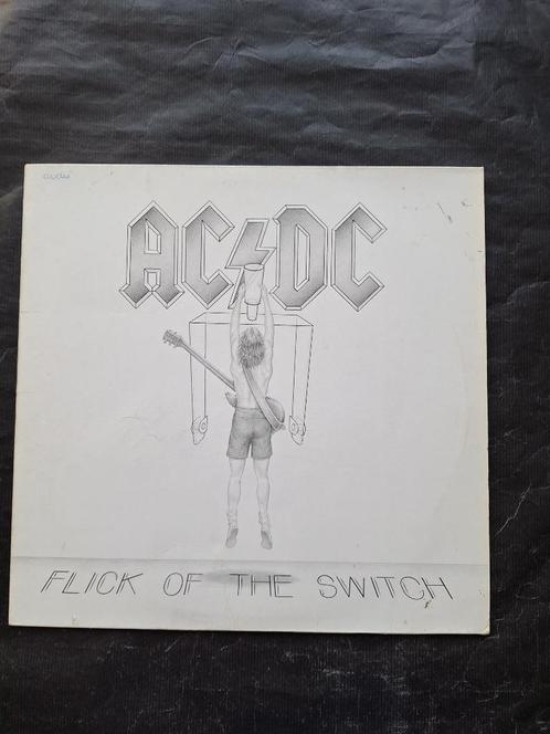 AC/DC "Flick of the Switch" hardrock LP (1983) IGS, Cd's en Dvd's, Vinyl | Hardrock en Metal, Gebruikt, Verzenden
