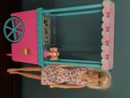 Doll and ice cream cart play set, Enlèvement, Comme neuf, Barbie