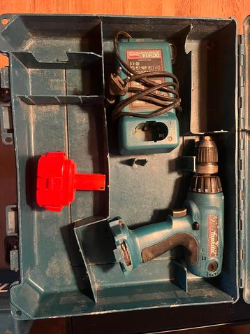 Makita boormachine, Doe-het-zelf en Bouw, Gereedschap | Boormachines, Ophalen of Verzenden, Zo goed als nieuw, Boormachine