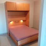 Bedkast, Ophalen, Bruin, Tweepersoons, Zo goed als nieuw