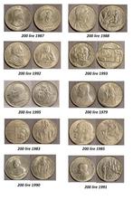 lotje munten vaticaan 200 lire, Postzegels en Munten, Ophalen of Verzenden