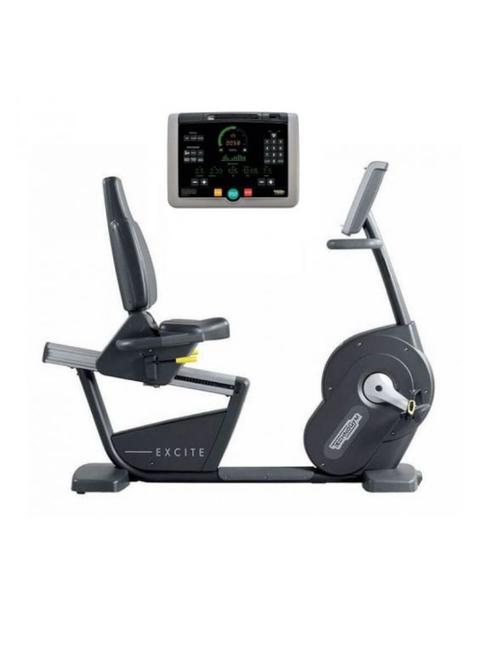Technogym Excite 700 Recumbent Bike | Ligfiets |, Sport en Fitness, Fitnessmaterialen, Zo goed als nieuw, Overige typen, Armen