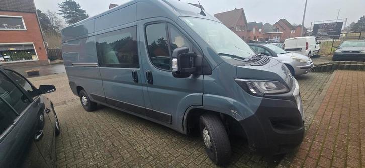 Peugeot Boxer Double cabine 7 places, Autos, Camionnettes & Utilitaires, Entreprise, Caméra 360°, Adapté aux personnes handicapées