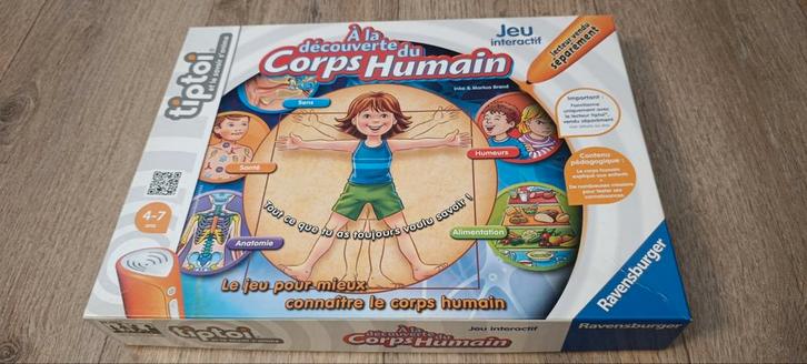 TipToi "Le corps humain" neuf + option, Hobby & Loisirs créatifs, Jeux de société | Autre, Comme neuf, Enlèvement