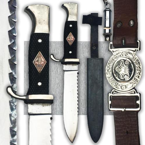 🚨Zeldzame en mooie originele zaagtanddolk van na de Tweede, Verzamelen, Militaria | Algemeen, Landmacht, Zwaard of Sabel, Verzenden