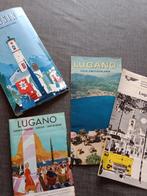 Reisbrochures Luganomeer Zuid Zwitserland 1961, Livres, Atlas & Cartes géographiques, Autres types, Italie, Utilisé, Enlèvement ou Envoi