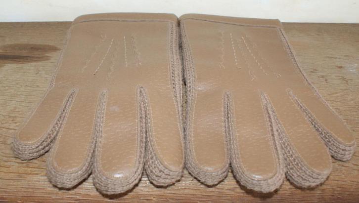 Lichtbruine winter herenhandschoenen maat L (9) *ALS NIEUW*, Kleding | Heren, Mutsen, Sjaals en Handschoenen, Zo goed als nieuw