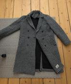 lange damesjas winter Scotch & Soda wit-zwart geruit, Kleding | Dames, Overige kleuren, Scotch & Soda, Zo goed als nieuw, Ophalen