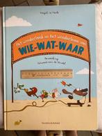 Grote kinderboek "Wie-wat-waar" om je kind dingentjes te ler, Ophalen of Verzenden, Zo goed als nieuw
