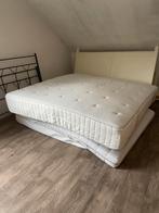 Bed, matrassen en lattenbodems, Ophalen, Beige, Tweepersoons, Landelijk