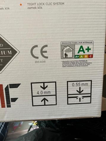 Vinyl laminaatparket met ondervloer, Enlèvement, Neuf, Planche
