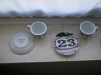 4 tasses et sous-tasses à expresso Porsche de collection, Verzamelen, Ophalen of Verzenden