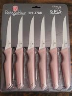 6 Roze steakmessen *Nieuw*, Huis en Inrichting, Ophalen of Verzenden, Nieuw