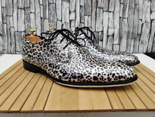 Floris van Bommel luipaard print schoenen voor heren - Mt 43, Kleding | Heren, Schoenen, Zo goed als nieuw, Veterschoenen, Overige kleuren