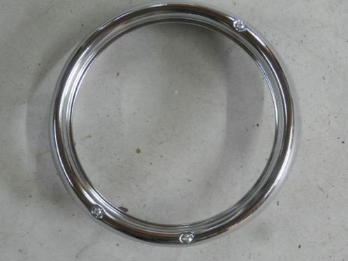 Koplampring VW Kever, staal, compleet met (stel)schroeven., Auto-onderdelen, Verlichting, Oldtimer onderdelen, Volkswagen, Nieuw