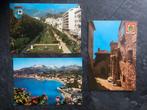 3 cartes postales vierges Côte d'Azur - Menton - Eze, Collections, Enlèvement ou Envoi, France