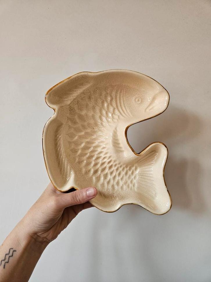 Vis puddingvorm, Huis en Inrichting, Keuken | Servies, Schaal of Schalen, Effen, Keramiek, Ophalen of Verzenden