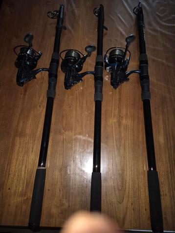 3 telescoop hengels Spartan werpgewicht 150 gr 360cm beschikbaar voor biedingen