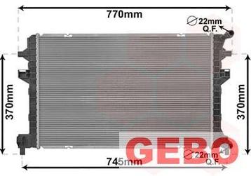 Volkswagen Golf 8 1.5 ETSI/TSI 2020+ radiateur watergekoelde beschikbaar voor biedingen